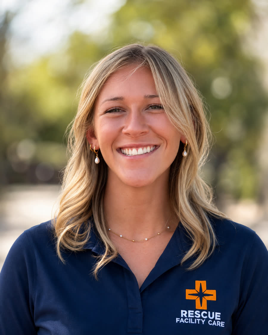 Portrait of Autumn, Rescue Facility Care team member