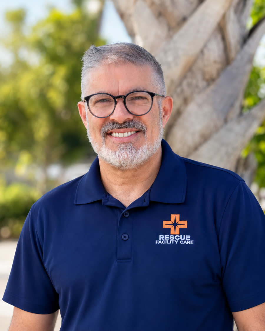 Portrait of Justin, Rescue Facility Care team member