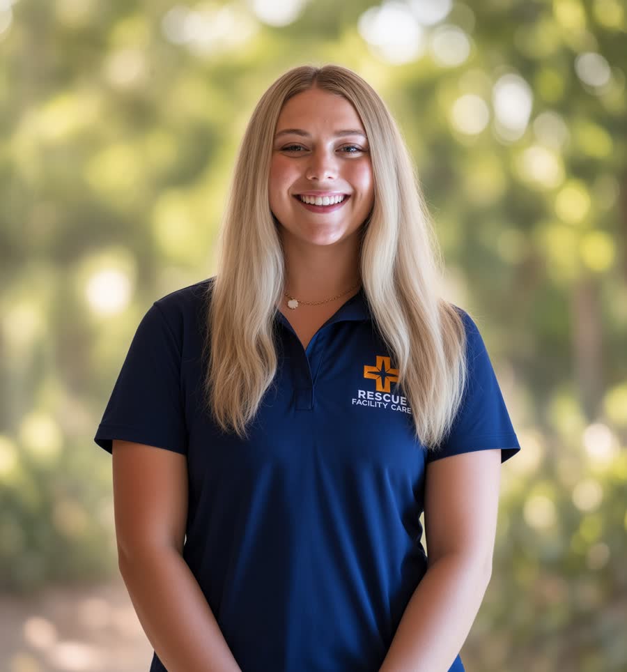 Portrait of Morgan, Rescue Facility Care team member